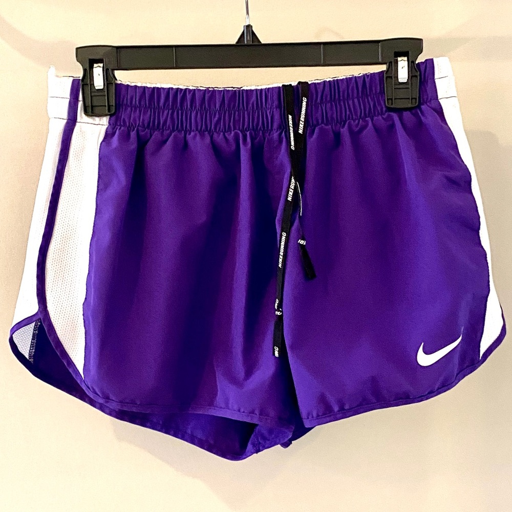 Nike Running Dri Fit Shorts Purple Medium